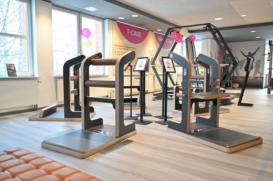 Trainingsgeräte des Dehnzirkels